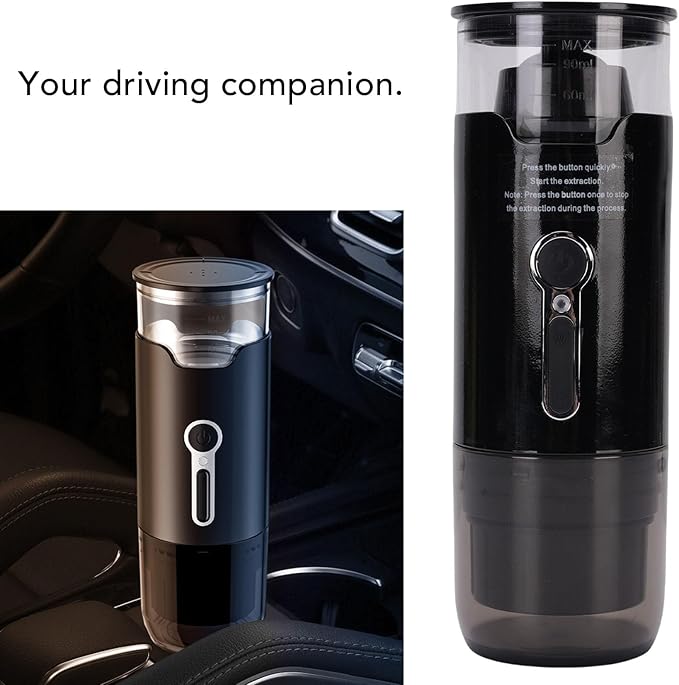 Cafetera Portátil Automática 15 Bar, Compatible con Cápsulas y Café Molido, para Viajes miniatura 5