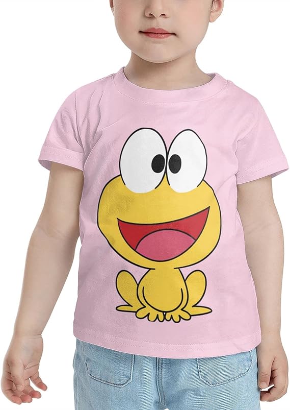 Amazon Co Jp ど根性ガエル ピョン吉 ぴょん吉 Tシャツ キッズ 子供用 半袖 赤ちゃん 綿100 可愛い 通気性がよい 肌に優しい 夏服 女の子 男の子 出掛け 出産祝い プレゼント 5 6t 服 ファッション小物