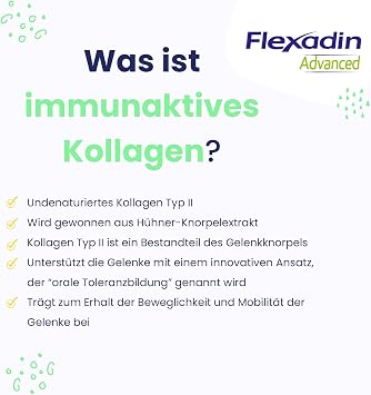 FLEXADIN Advanced® Hund |Innovativer Ansatz für die Gelenkgesundheit undenaturiertes Kollagen Typ II – 60 Gelenkleckerli