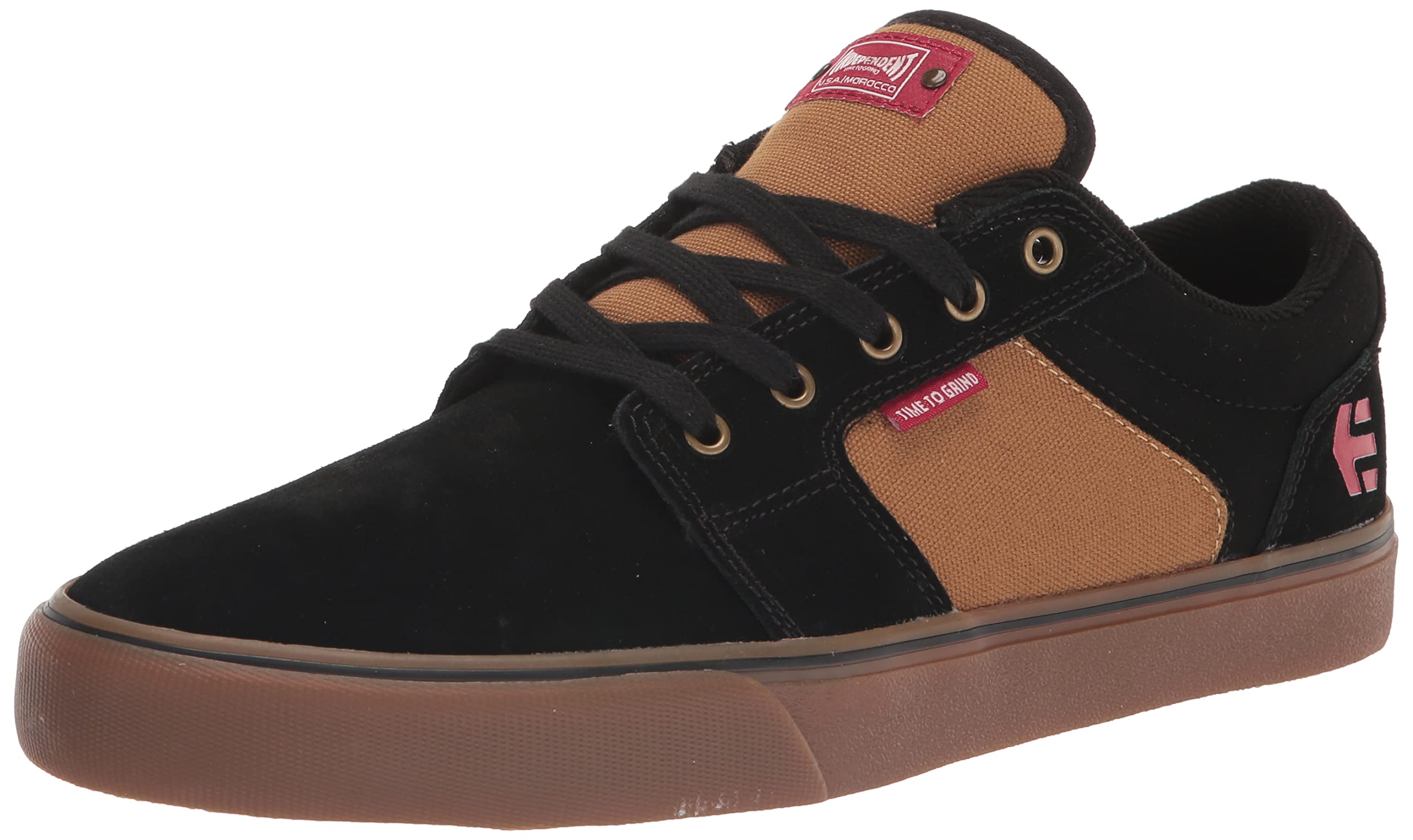 Etnies Barge LS – Classic Skate Look, Slim Vulcanized Silhoutte, Hefty Armored Collar, Reinforced Vulc