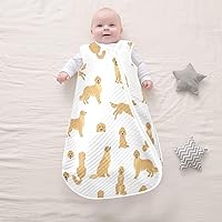 Vista 6 de vvfelixl Saco de dormir para bebé, diseño de dinosaurios, divertido y brillante, para bebés de 0 a 6 meses