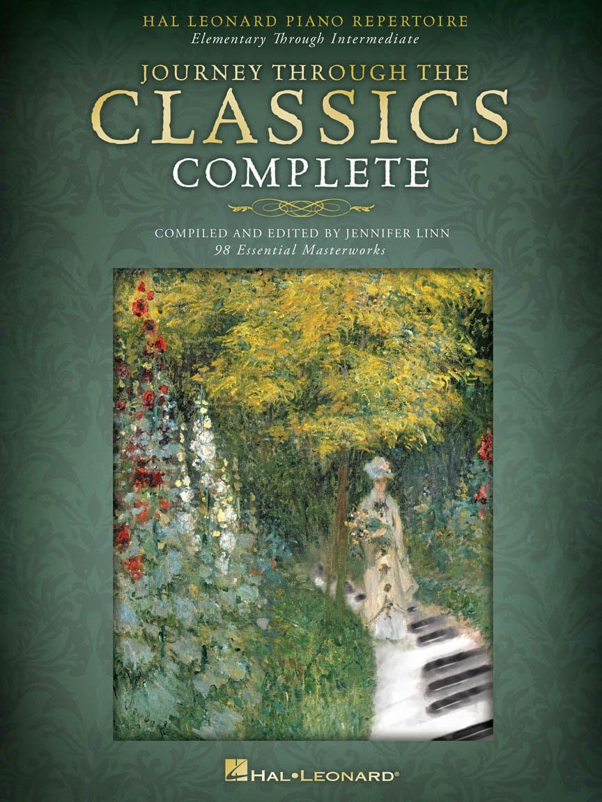 Journey Through the Classics - Hal Leonard Complete Piano Repertoire | 98 Progressive Pieces for Beginner to Intermediate Pianists | Piano Songbook with Online Audio for Lessons Practice and Recital