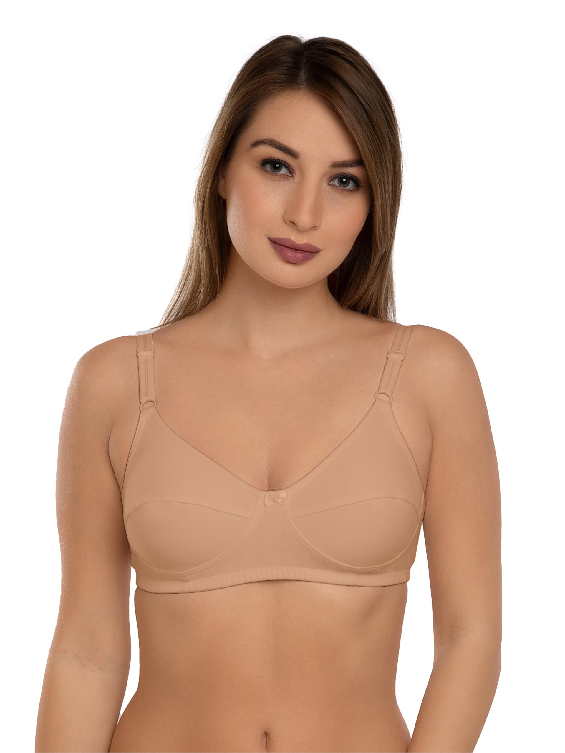 daisy dee Women's Cotton Non-Wired Regular Straps Full Coverage Non-Padded Bra - NSHTL-picture-28