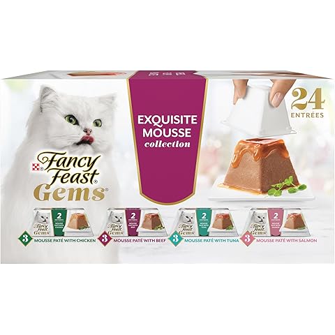 Fancy Feast Gems Pate Cat Food Mousse and a Halo of Savory Gravy Wet Cat Food Variety Pack - (Pack of 12) 4 oz. Boxes