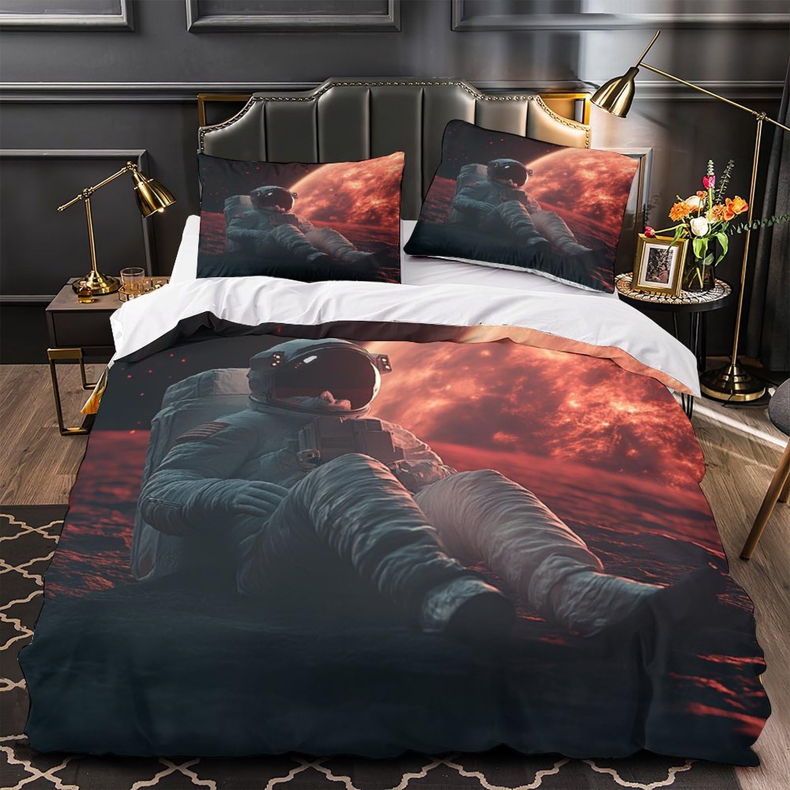 Housse de couette astronaute respirante contre la transpiration nocturne
