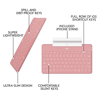 KYES TO GO ウルトラスリム　キーボード　Bluetooth Logitech Keys-to-Go Portable Wireless Keyboard for Apple Devices