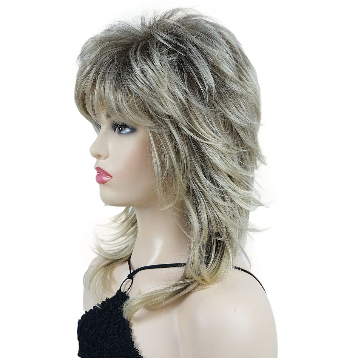 Wiginway Long Shaggy Layered Hair Natural Straight Wavy Shags Wig Soft Syhthetic Hair - Image 3
