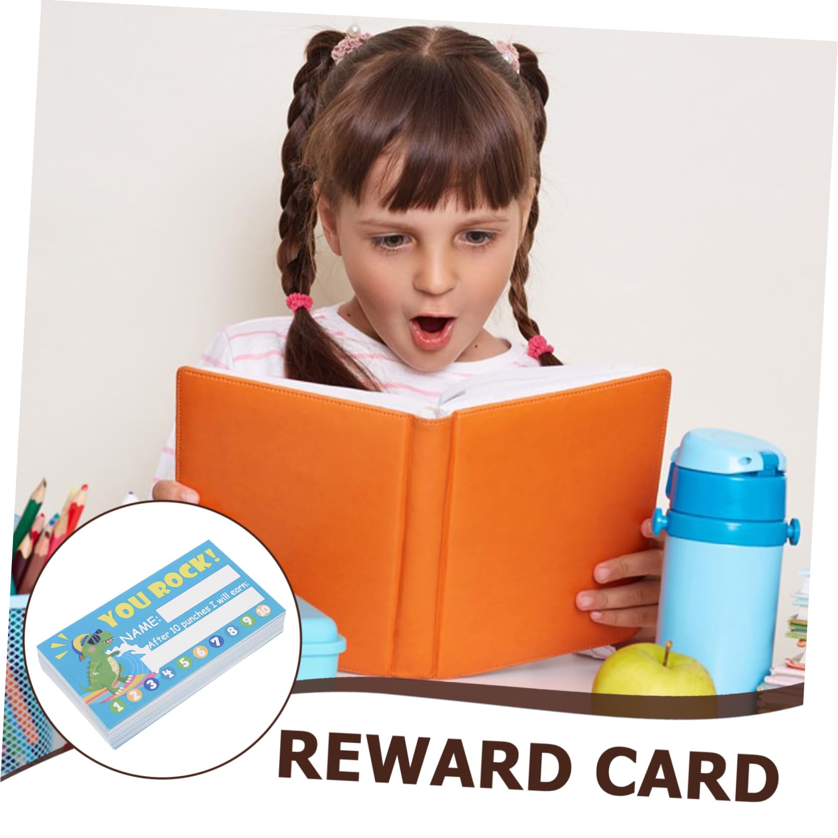 SHINEOFI 1000piezas Tarjetas De Recompensa Para De Tarjetas Perforadas Motivadoras Para Aula Comportamiento y Fomento Diseño Para Profesores y