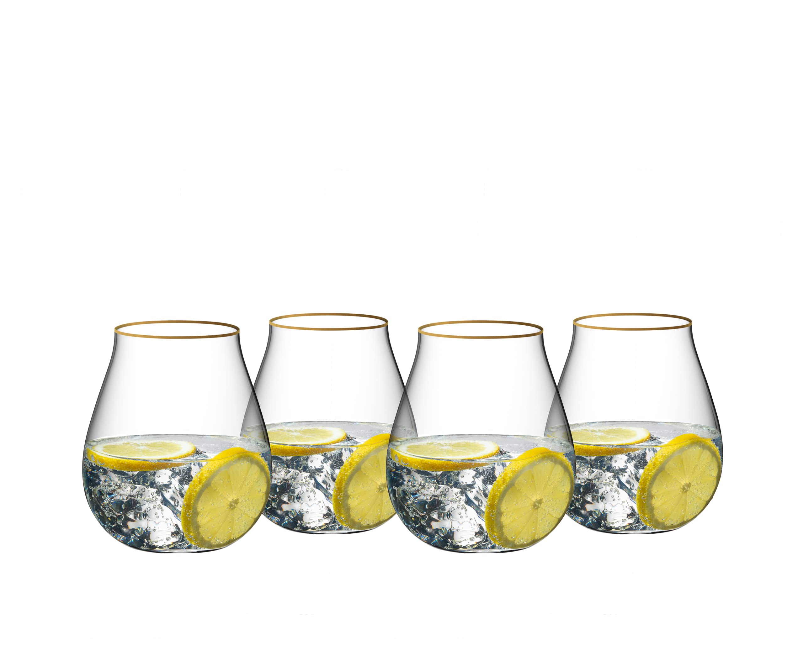 RIEDEL Gin Set de gin édition limitée avec bord doré.