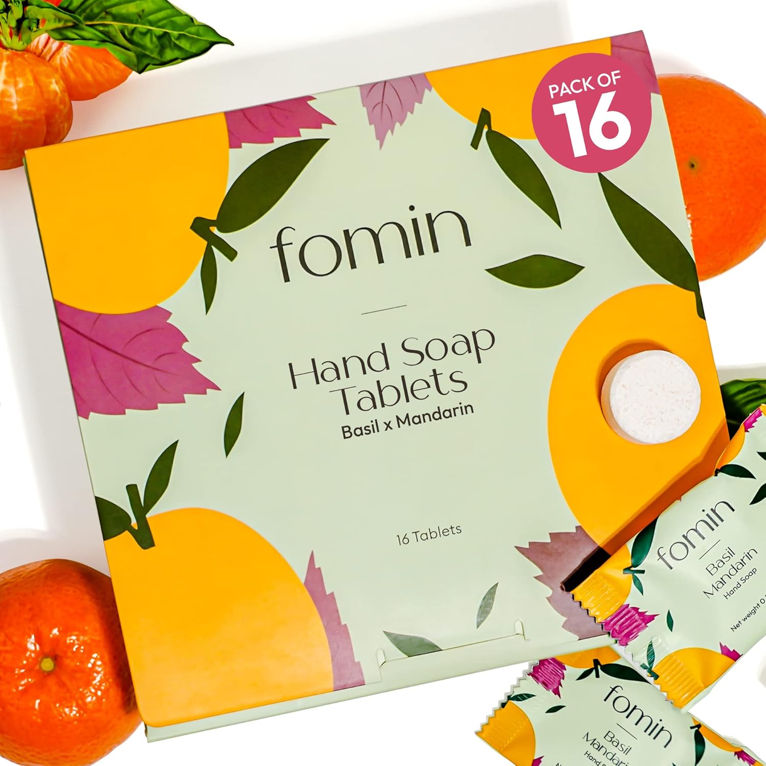 FOMIN Foaming Hand Soap Tablet Refills (16 Count) Makes