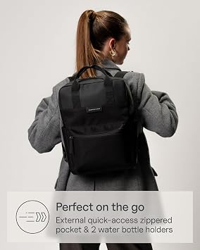 Kapten & Son Bergen All Black Backpack 15 L Work Backpack