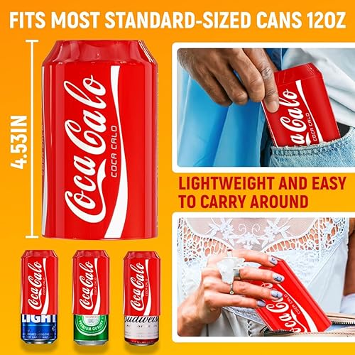 Miniatura 3 de BeerSkin Skywin - Cubiertas de silicona para latas que parecen refrescos, paquete de 40 unidades de 12 onzas (12.0 fl oz), reutilizables y