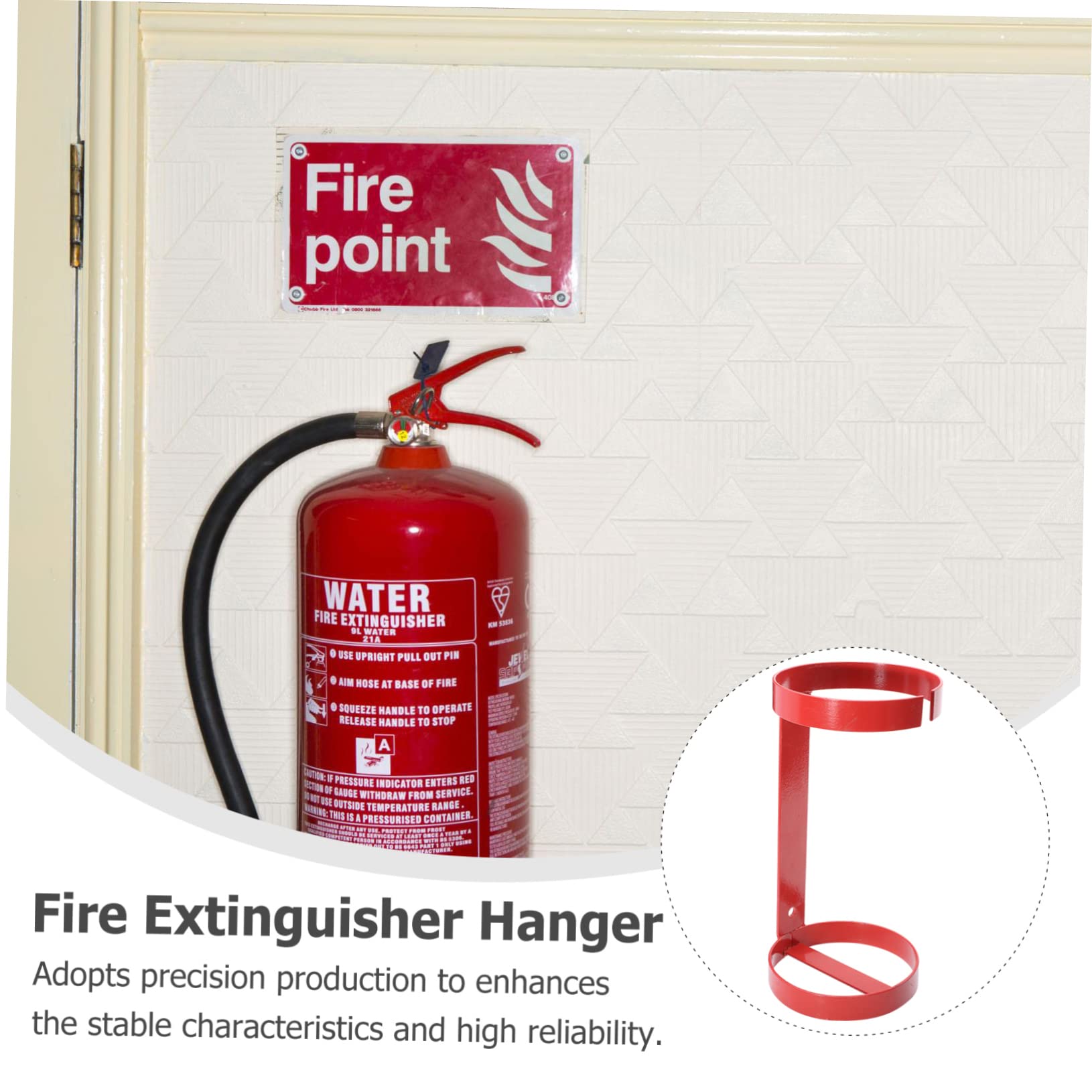 Estante Para Extintores De Hierro Soporte De Pared Para Extintor Colgador Para Extintor Para Oficinas