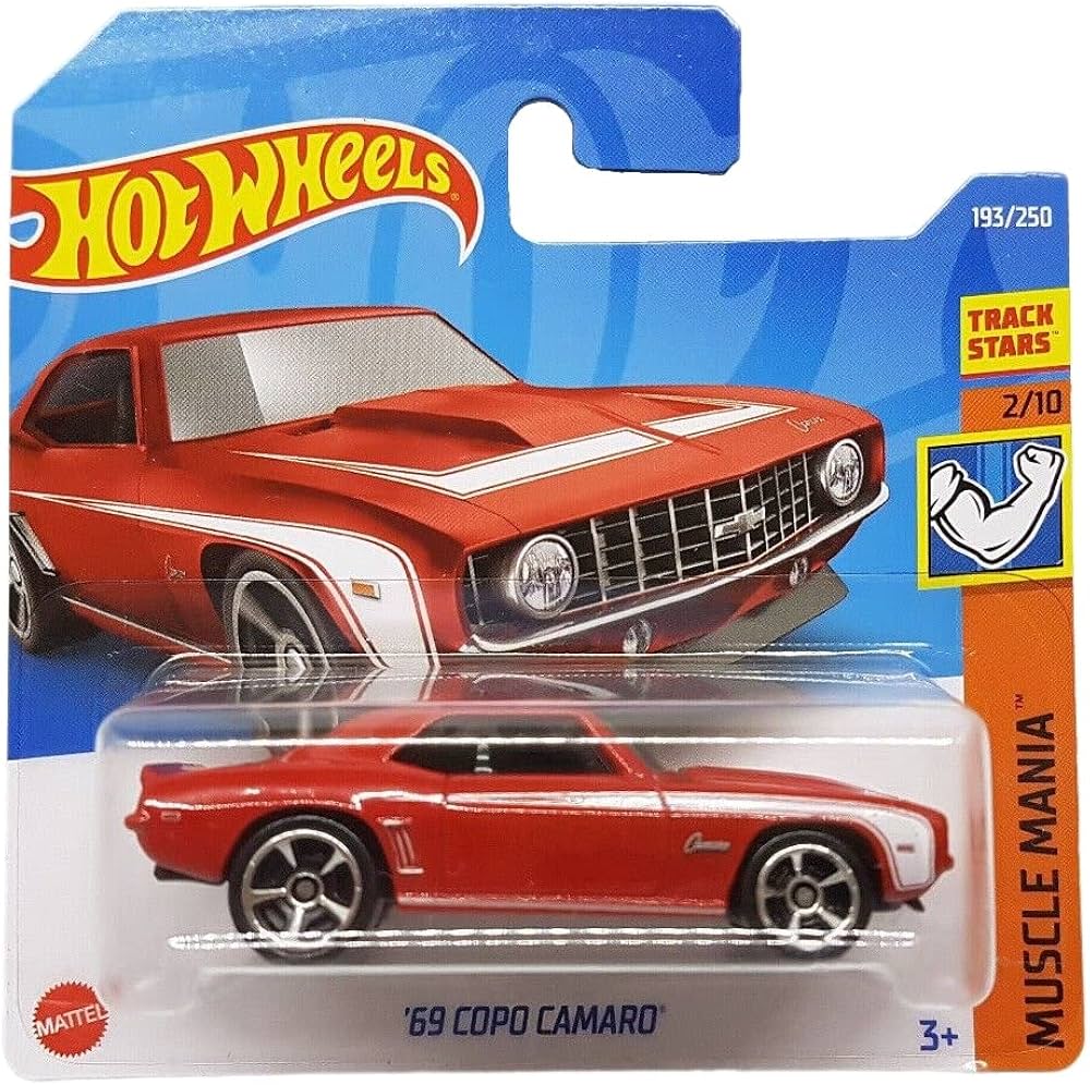 Hot Wheels - ´69 Copo Camaro - Muscle Mania 2/10 - HCV68 - Short