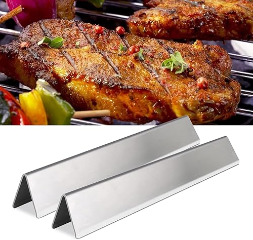 Miniatura 6 de Barras aromatizantes de acero inoxidable y deflector de calor para Weber Genesis 300 Series, Weber Genesis E-310 E-320 E-330 S-310 S-320 S-330 E-310