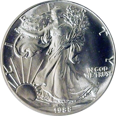 1988 دولار النسر الأمريكي الفضي