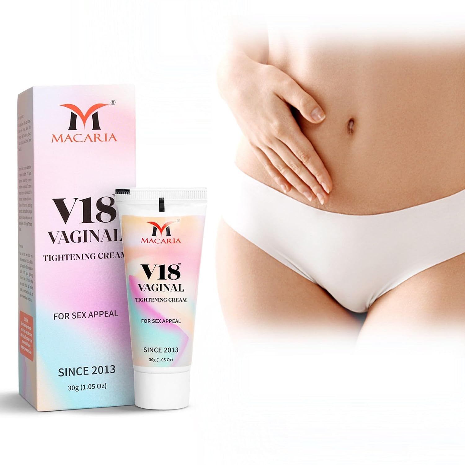 MACARIA V18 Vaginal Yoni Shrink Cream Gel | Premium tightening gel | Vaginal tightener tightening for women
