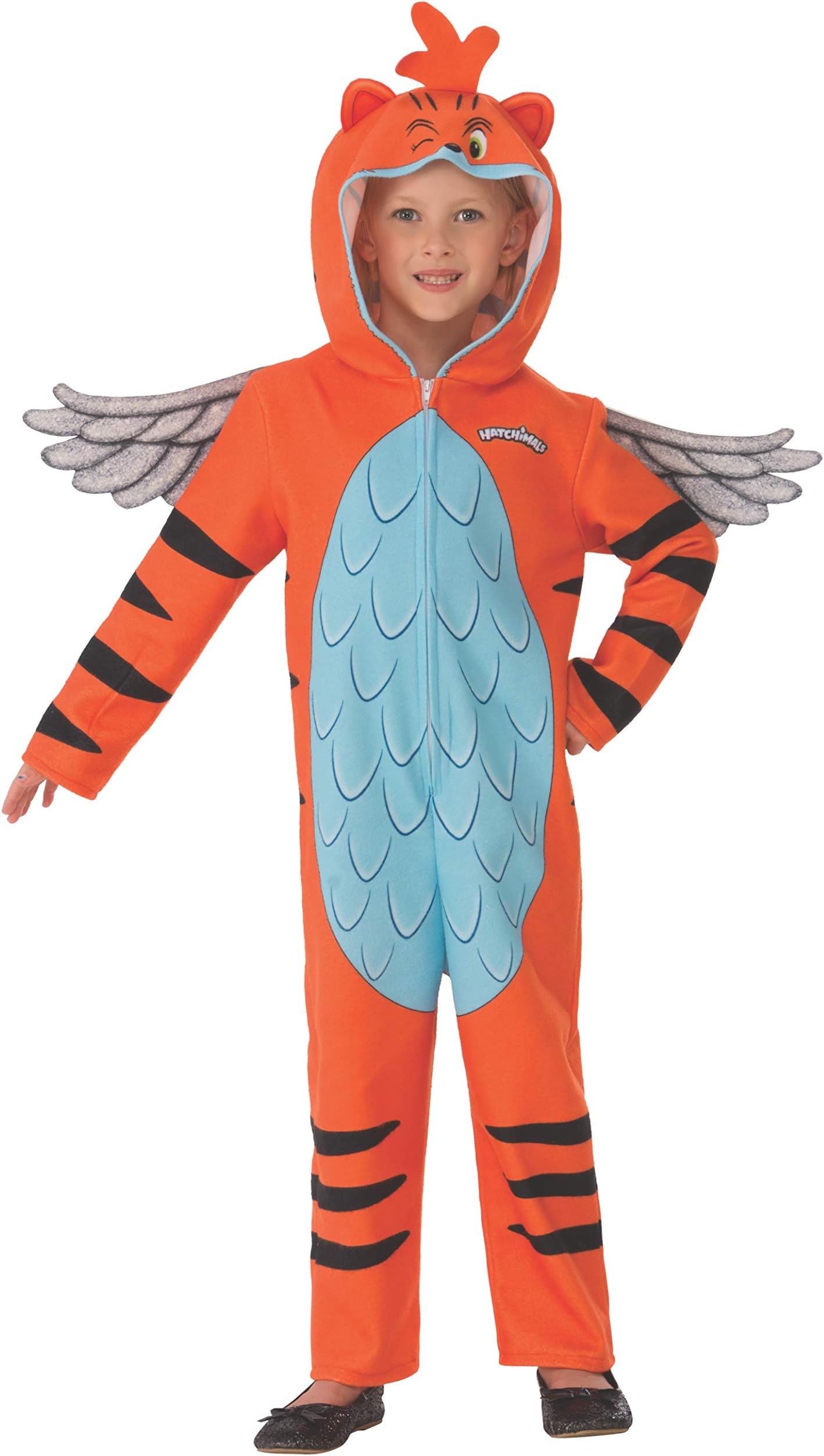 Rubie's Hatchimals CollEGGtible Tigrette One-Piece Costume Jumpsuit, Small