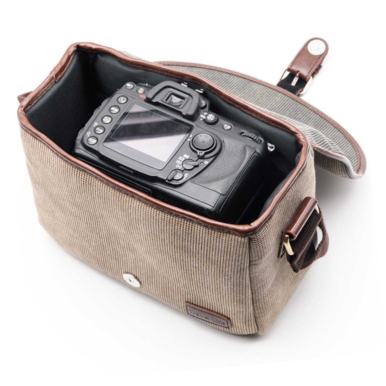 Veemoon Borsa Per Fotocamera Digitale Leggera e Tela Oxford Design Antiurto Organizzatore Per e Multi-scomparto Per Accessori
