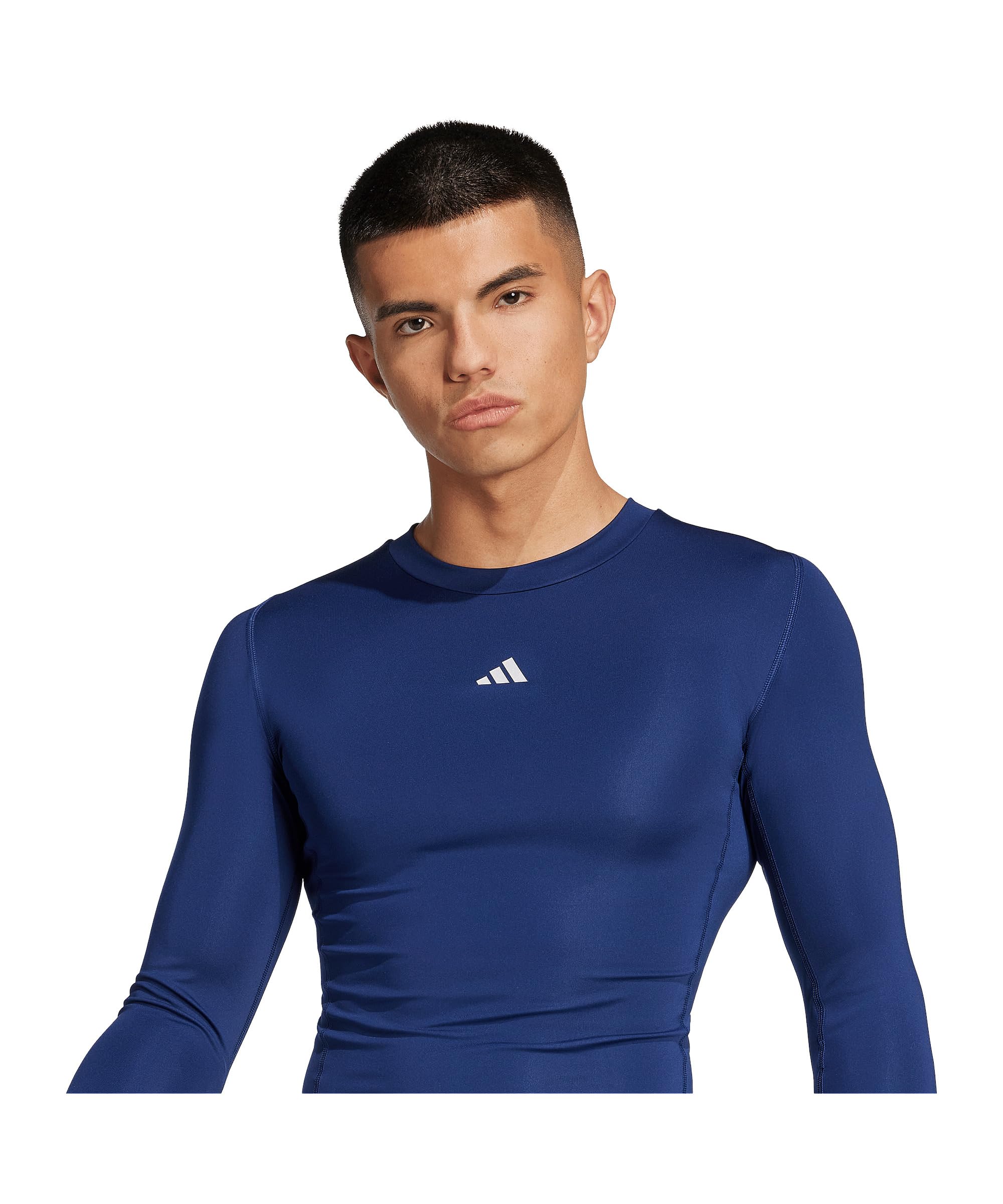 adidas Mezczyzni Techfit Longsleeve Men Shirt, team navy blue 2, 3XL
