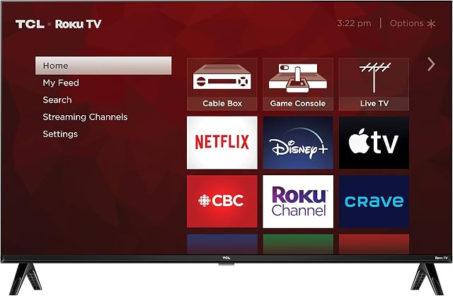 TCL 32" Classe 3-Series Complet HD 1080p LED Roku intelligent TV - 32S359-CA