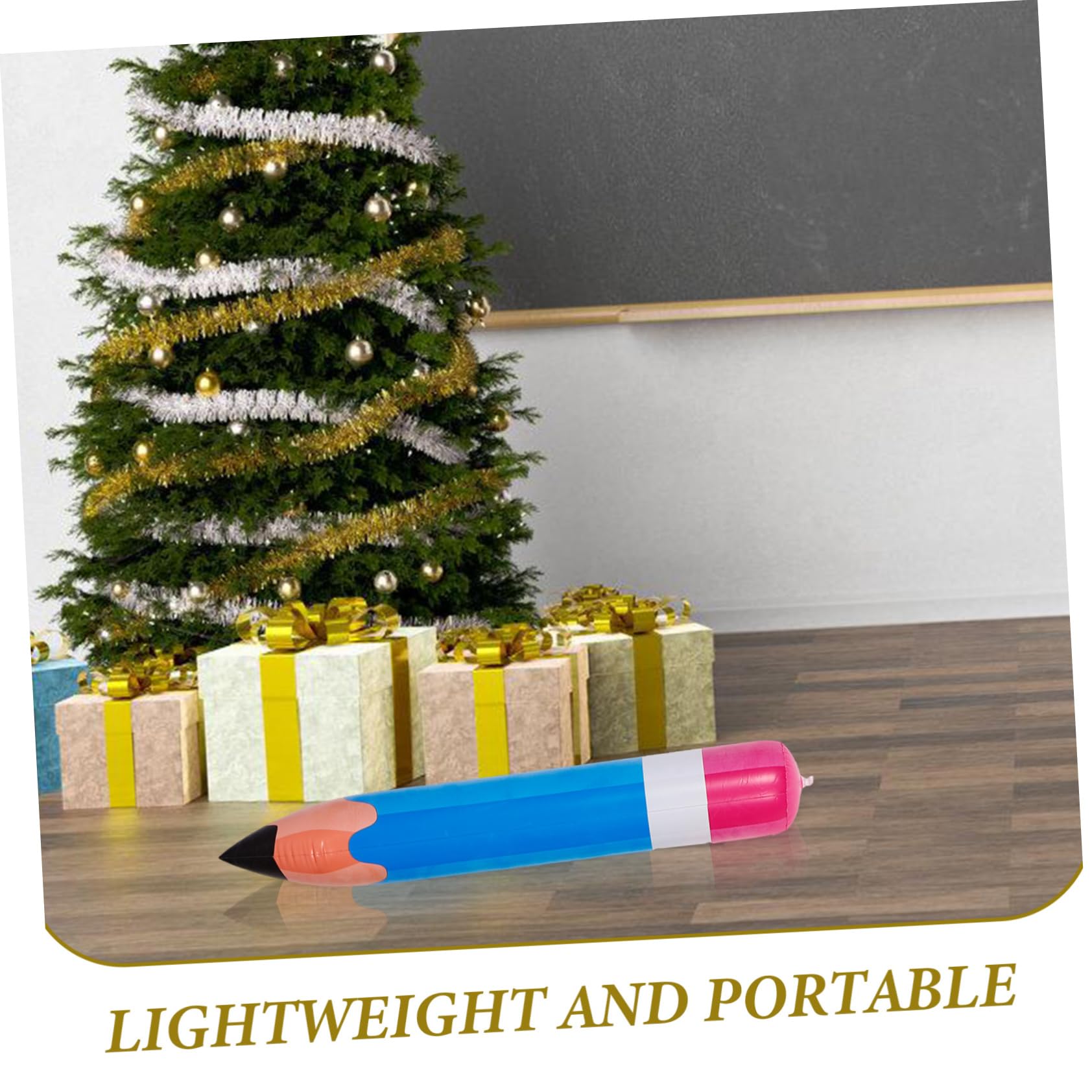 TOPBATHY 30 Pièces crayon gonflable Fournitures scolaires gonflables PVC géants