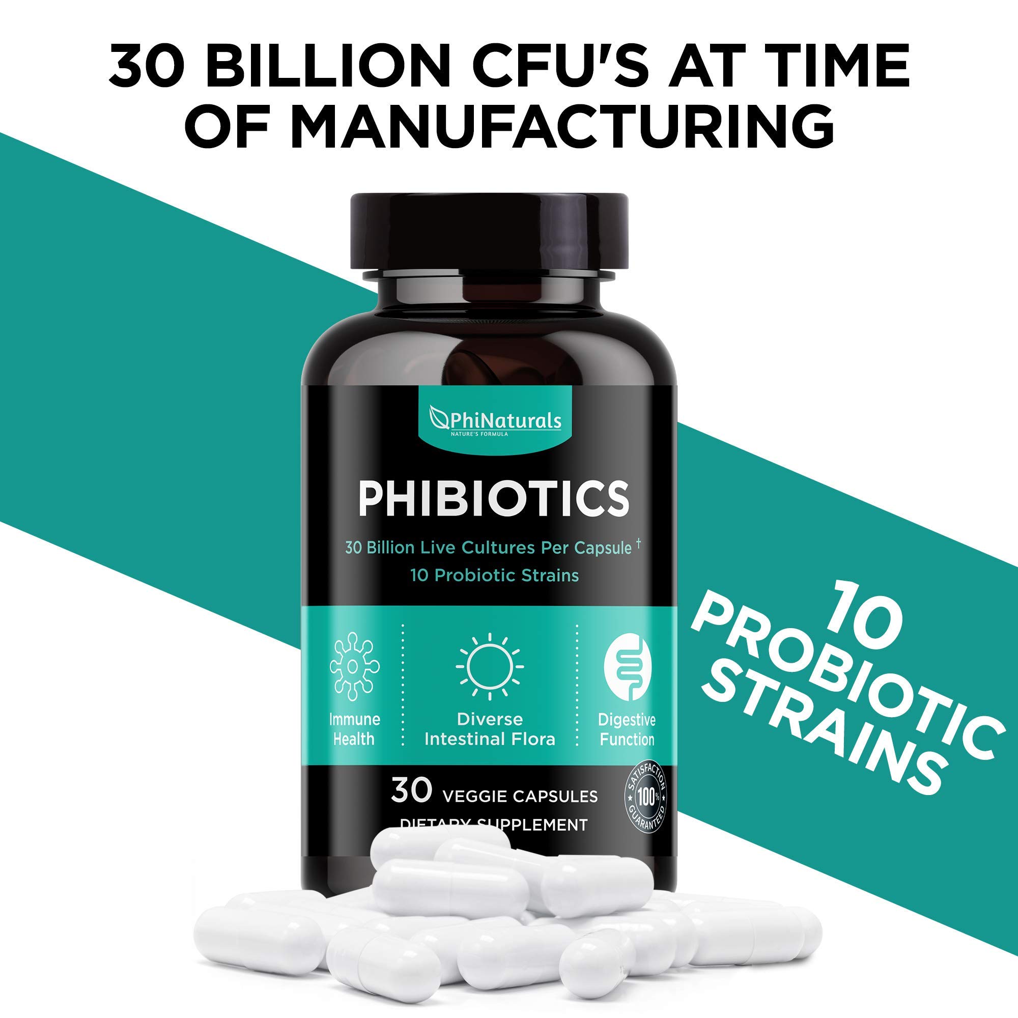 Buy Probiotic 30 Billion CFU 10 Strains High Potency Daily