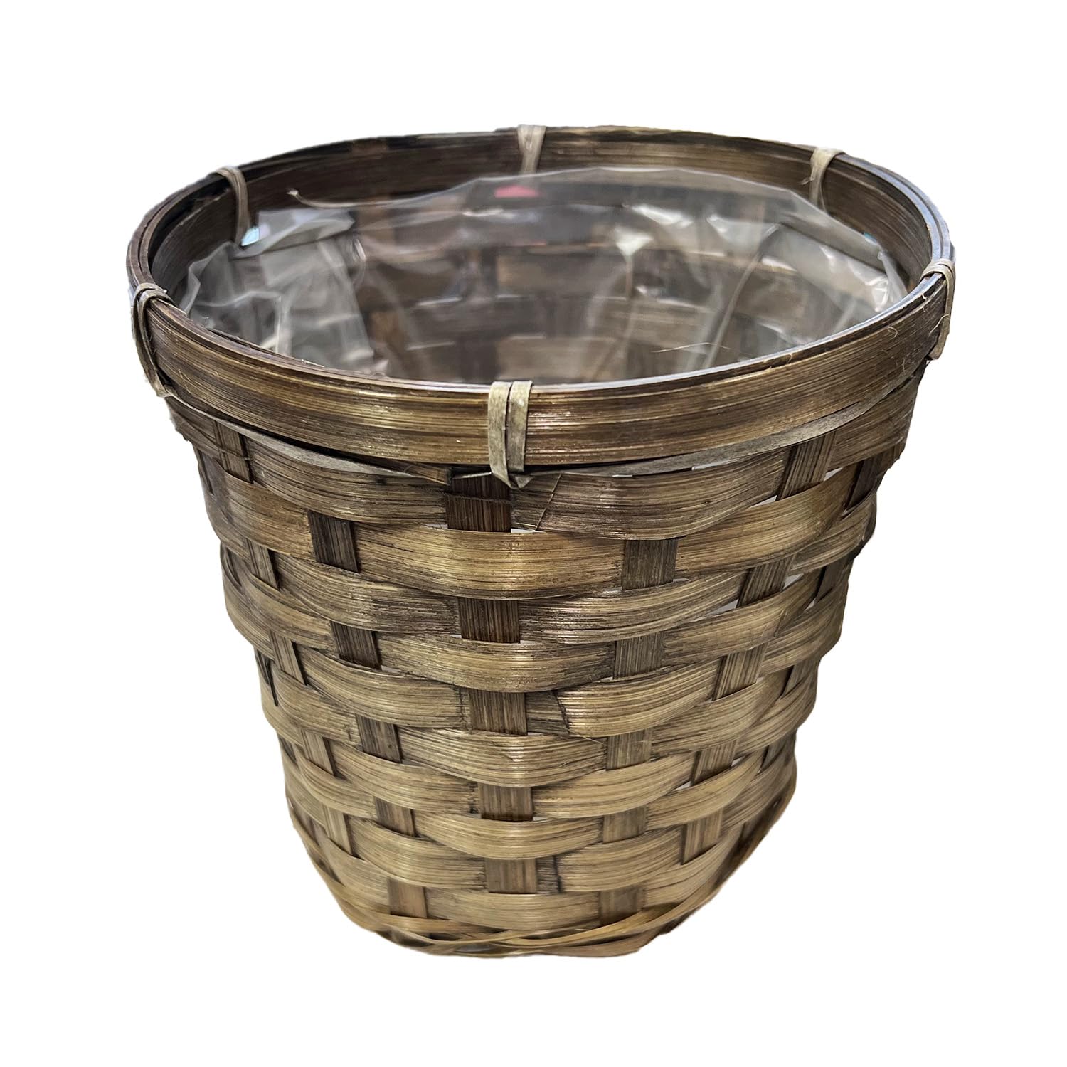 竹製バスケット3点セット プランターカバーとしても かご カゴ 籠 小物入れ