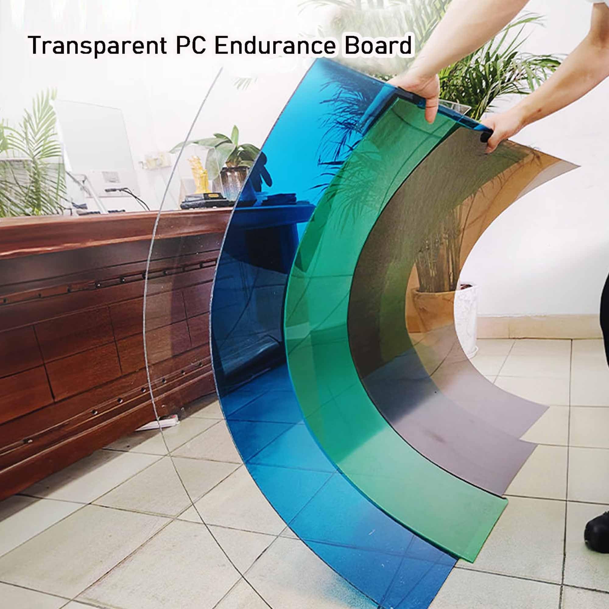 Panel de techo de policarbonato transparente de 1,2 mm de grosor, duradero, repuesto perfecto para patios y divisores (marrón, 1 x 6 m)