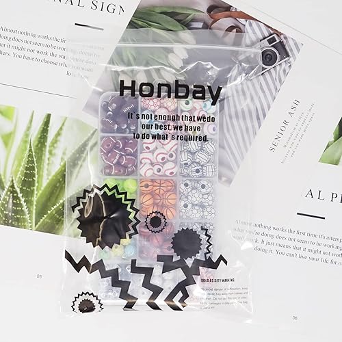 Miniatura 9 de Honbay 15 estilos de cuentas redondas de acrílico para pelota deportiva, baloncesto, tenis, voleibol, béisbol, rugby, fútbol para pulseras,