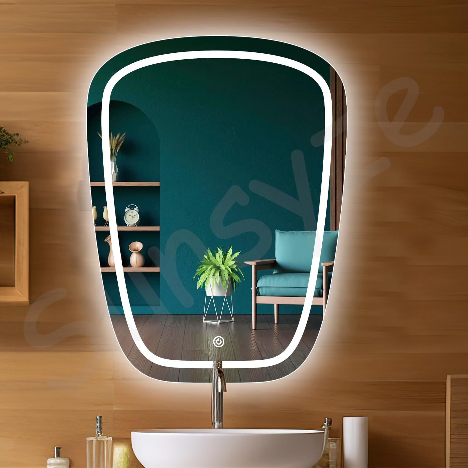 LED mirror suitable for modern apartments