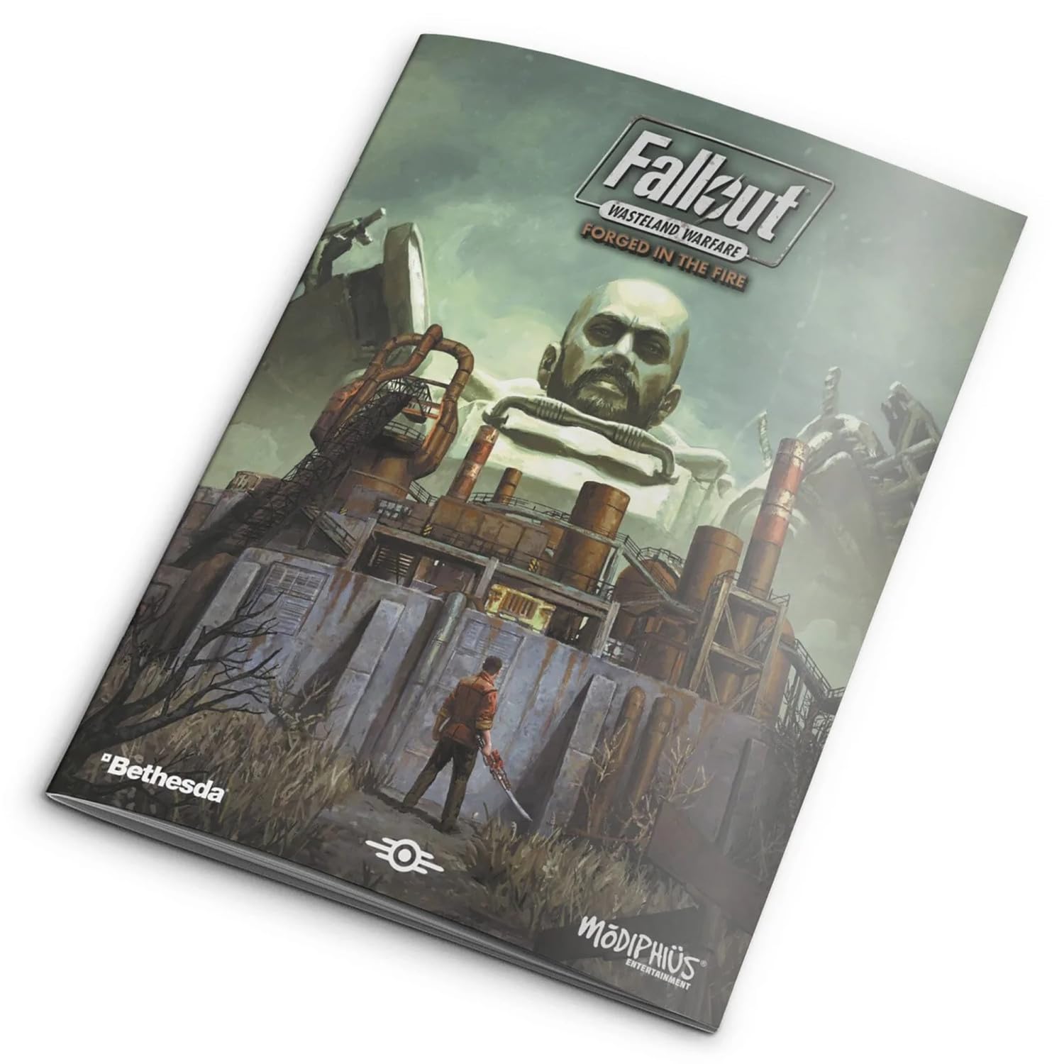 Fallout Wasteland Warfare: Accessories - Forged in The Fire Rules Expansion - RPG Includes 5 New Scenerios/2 New Subfactions/259 New Cards & More, Role Playing Game
