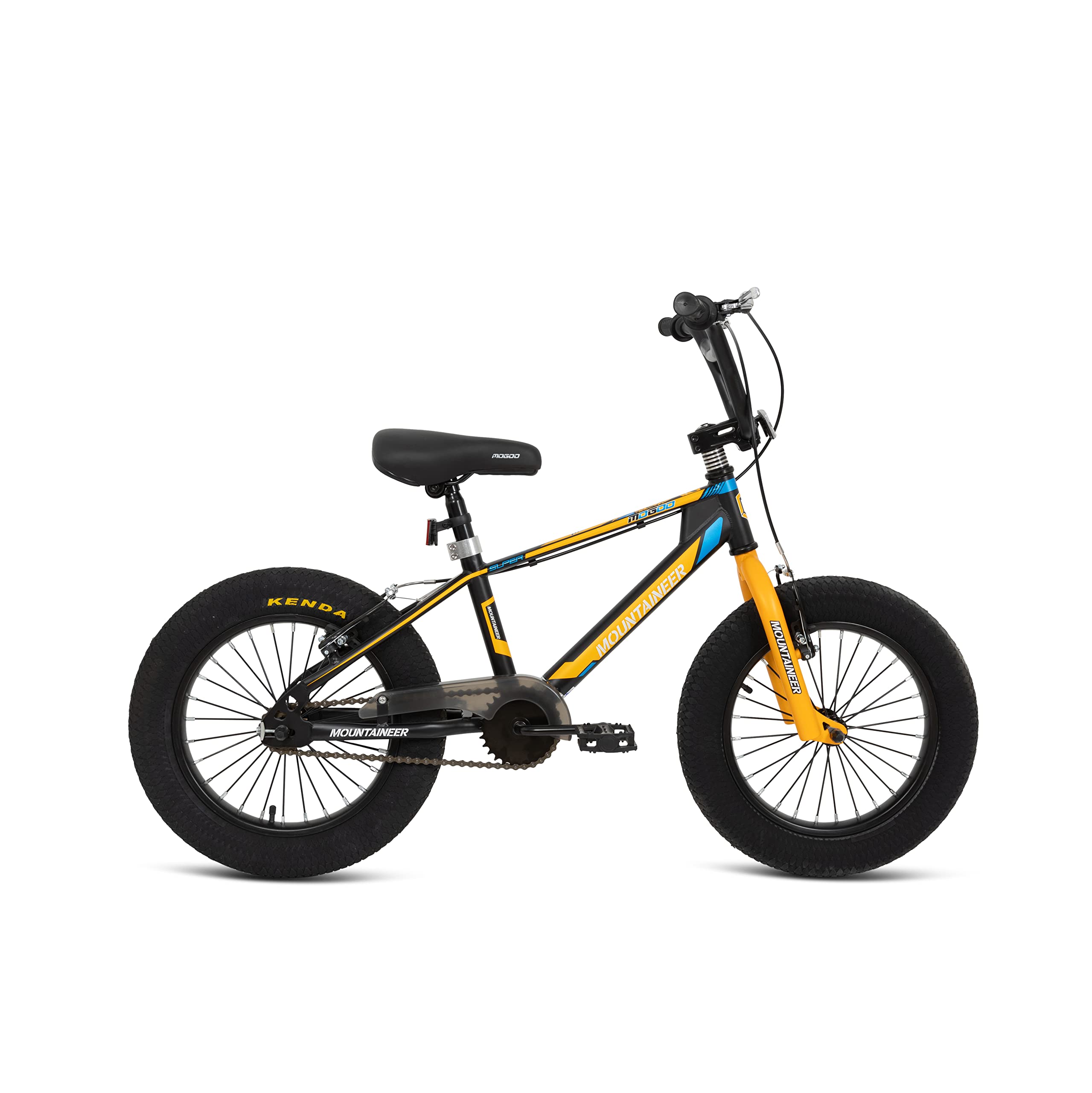 Mountaineer Kids Fat 3.0” Bike For 5-10 Years Old Girls & Boys, MTB Bicycle, Adjustable Seat, Handbrake, Reflectors, Chainguard, 16/20 Inch Bicycle with Kickstand, Gift For Kids