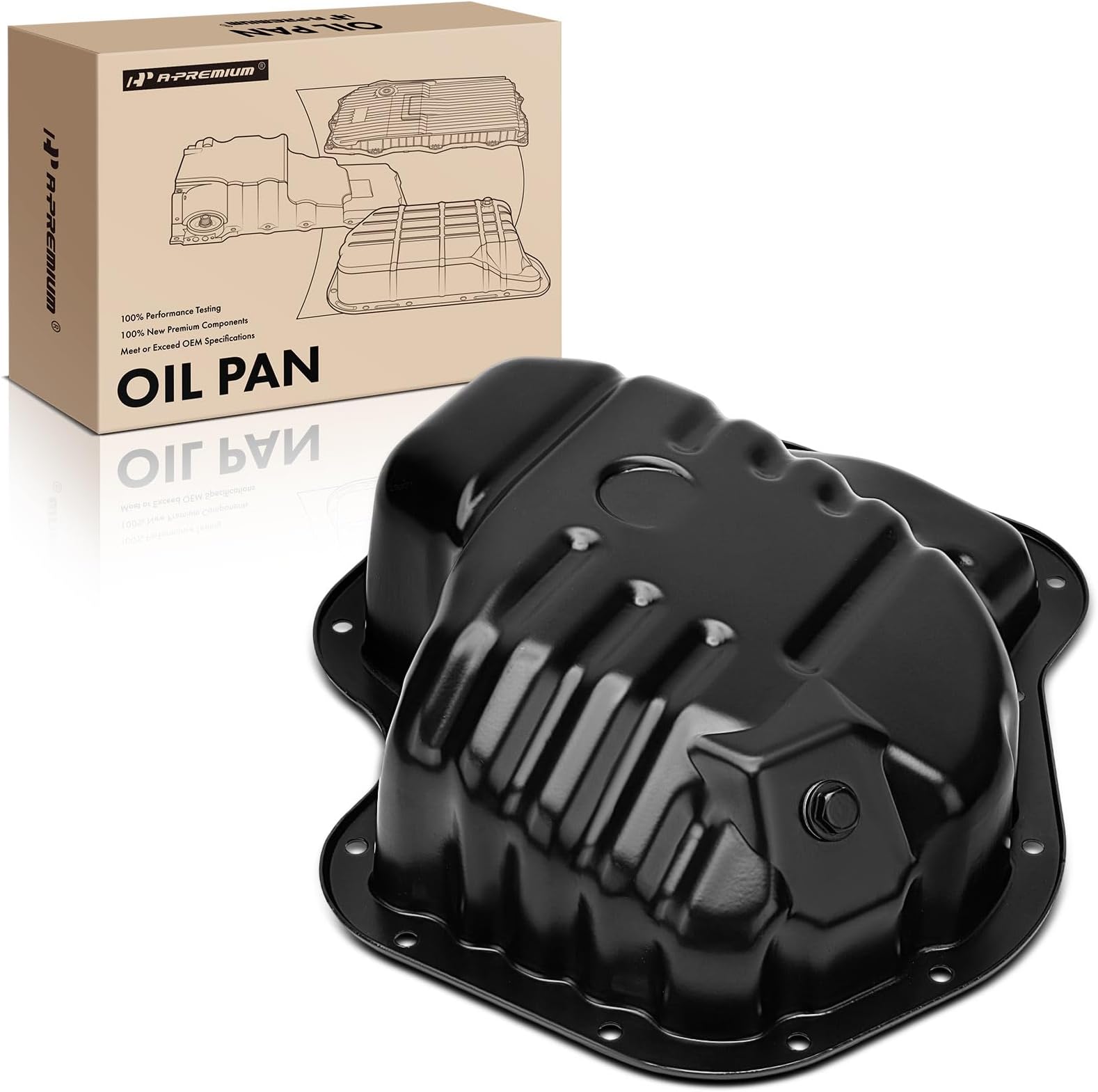 A-Premium Engine Oil Pan Replacement for Scion tC 2005-2010 Toyota Camry Solara 2002-2006 Corolla 2009-2012 Highlander Matrix RAV4