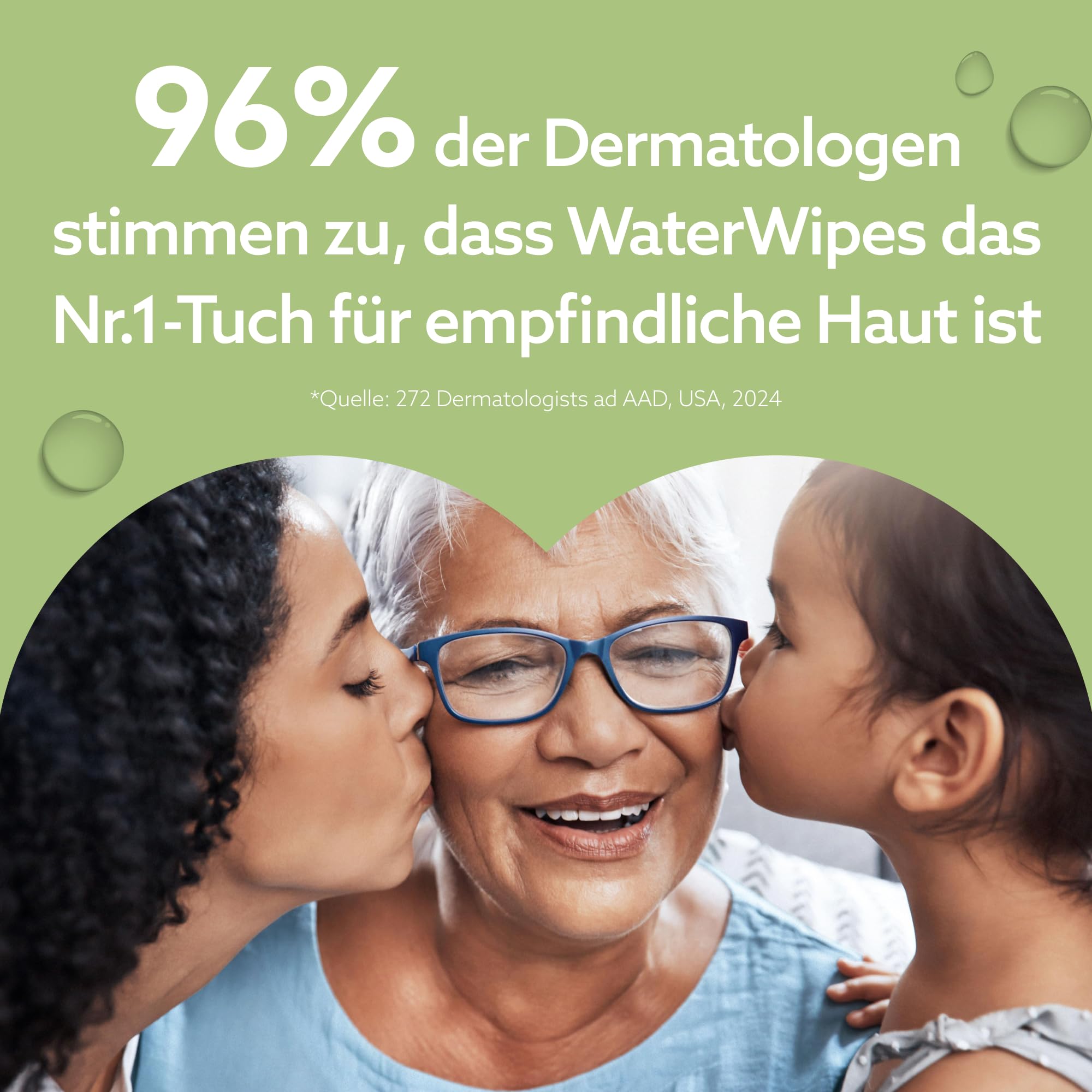 WaterWipes Sensitive+ Baby & Toddler Wipes, Baby- und Kleinkind-Feuchttücher, 720 Stück (12 Packungen), 3-in-1-Reinigung, Pflege, Schutz, 99,9% Wasser, strukturierte Reinigung, parfümfrei