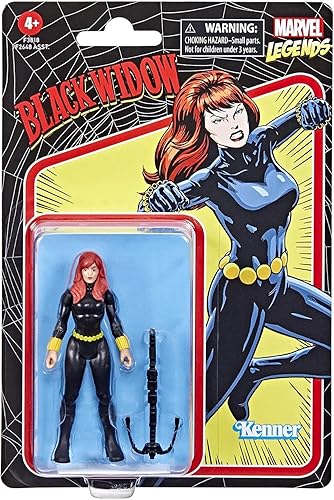 Miniatura 2 de Marvel Legends Series 3.75 pulgadas Retro 375 Collection Black Widow figura de acción de juguete, 1 accesorio