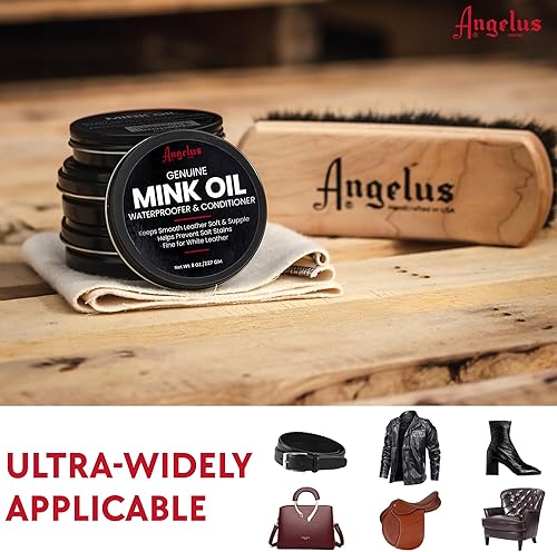 Miniatura 4 de Angelus Aceite de visón para botas de cuero, Claro