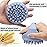 Silicone Hair Scalp Massager Shampoo Brush Scalp Scrubber Hair Washing Brush Exfoliating Brush Head Scrubber for Shower - Blue