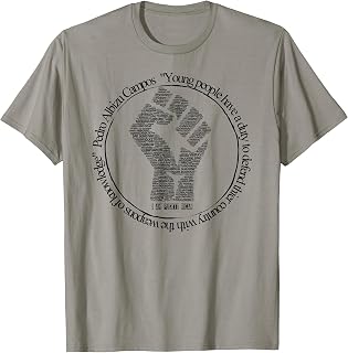 Albizu Campos and 78 Cities Of Puerto Rico Fist T-Shirt