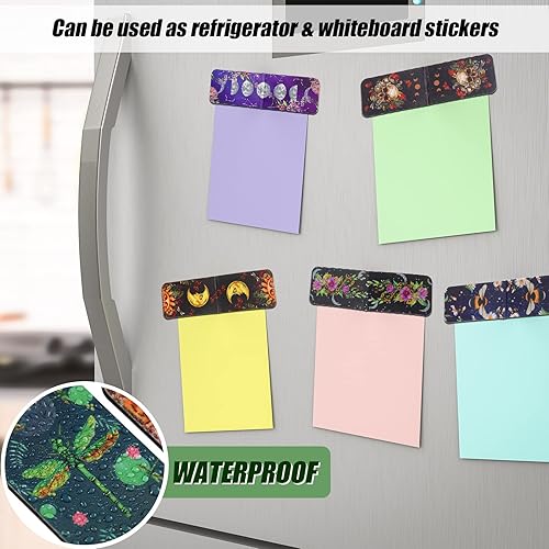 Miniatura 7 de 30 marcapáginas magnéticos de fantasía, marcadores de página con imán de tarot, calavera y bruja, clips magnéticos para página, marcadores surtidos