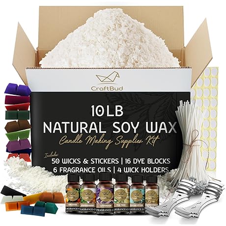 CraftBud Soy Candle Wax for Candle Making