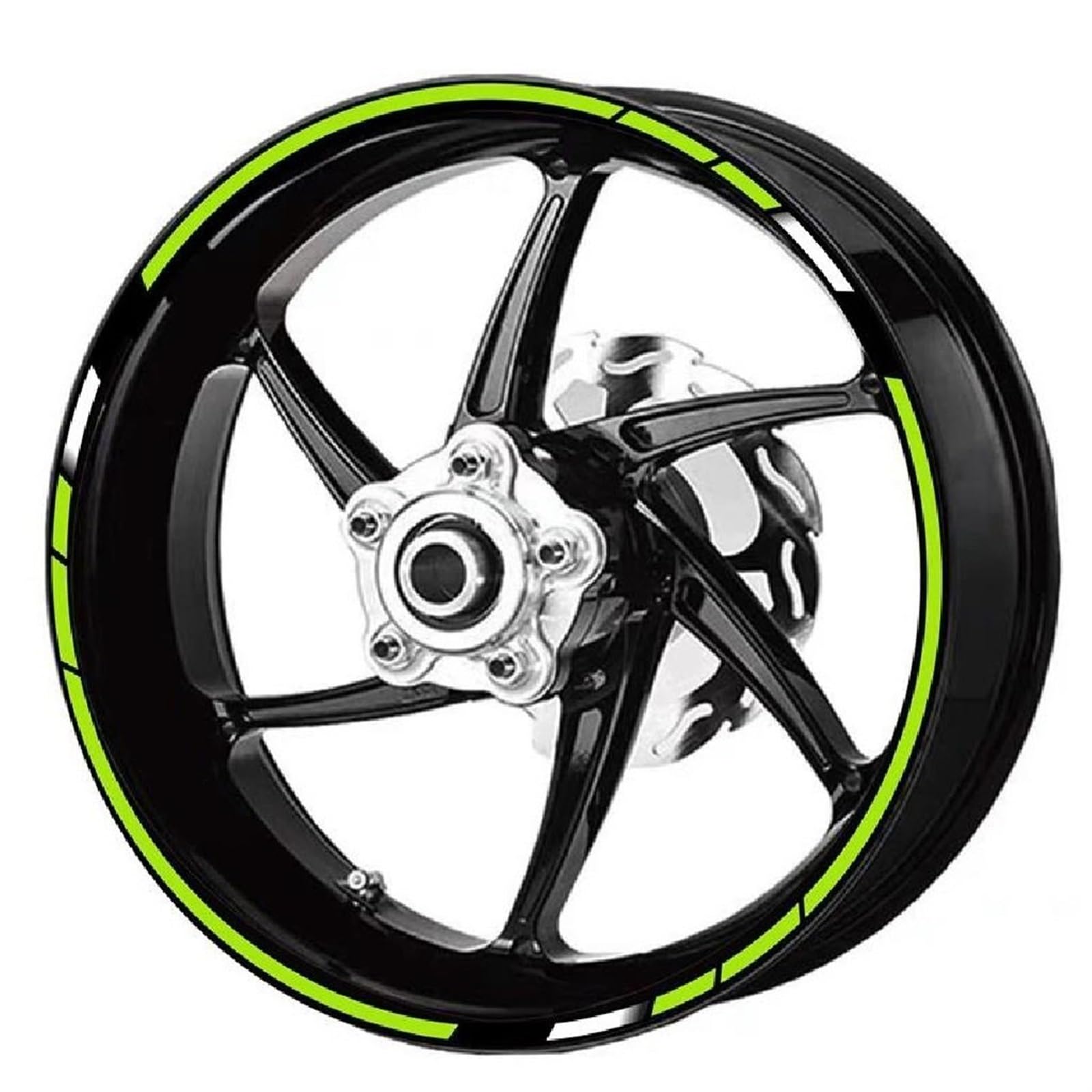 Motorcycle Rim Decal Reflective Wheel Sticker for HRC CBR1000RR CBR600RR CBR500R CBR300R CBR250R CBR650R(Style 5)