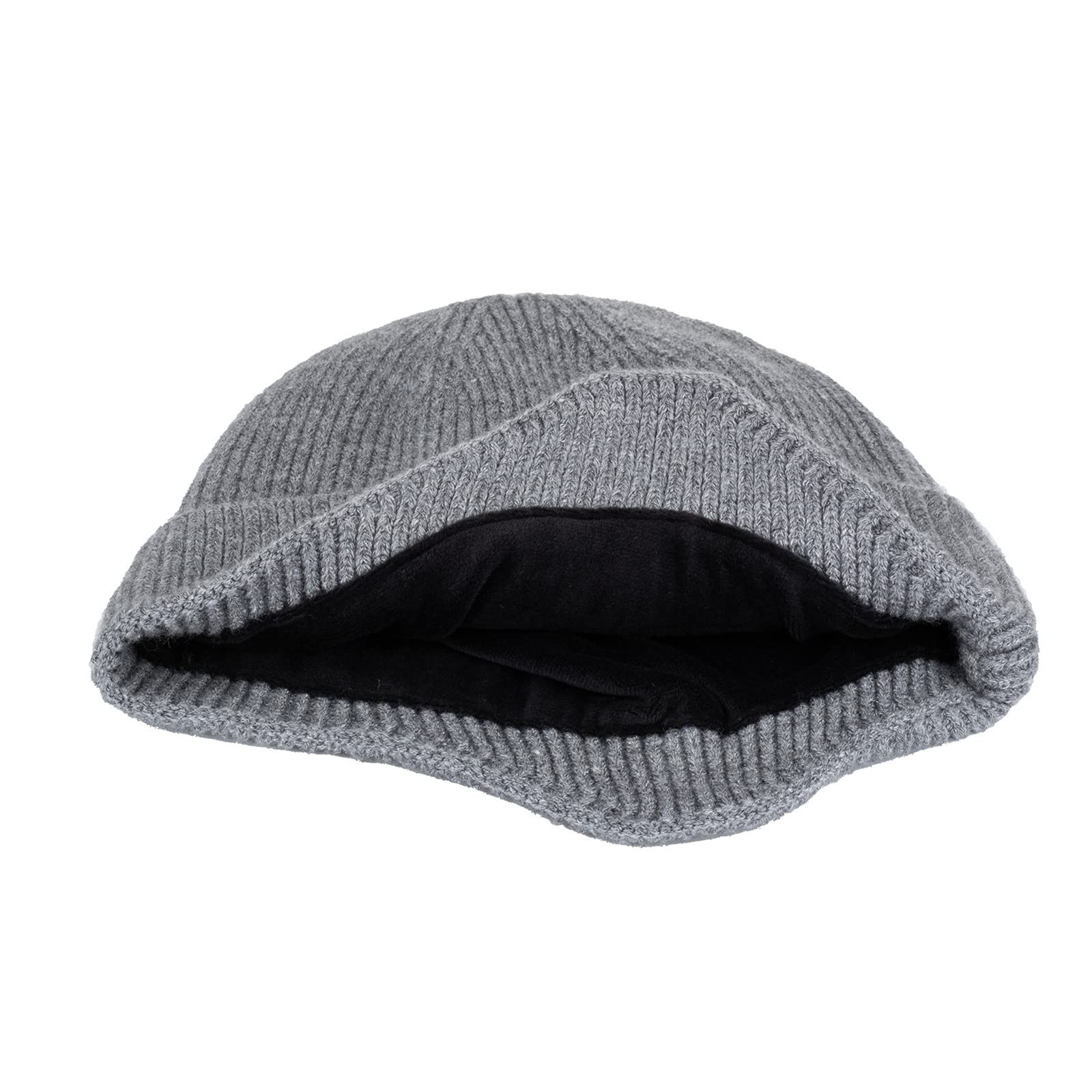 Gorro Cálido de Invierno para Niños Y Niñas con Gorro de Punto Cálido para Mujeres Y Hombres, Gorro de Moda para Niños de Invierno/Gray/One Size