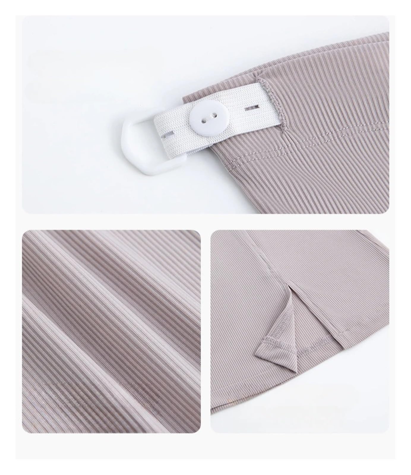Pantalones de Maternidad con cinturón de Soporte Fino. Úsalos al Aire Libre for lucir Tus piernas Delgadas. Pantalones Casuales de Maternidad.(Color2,L)