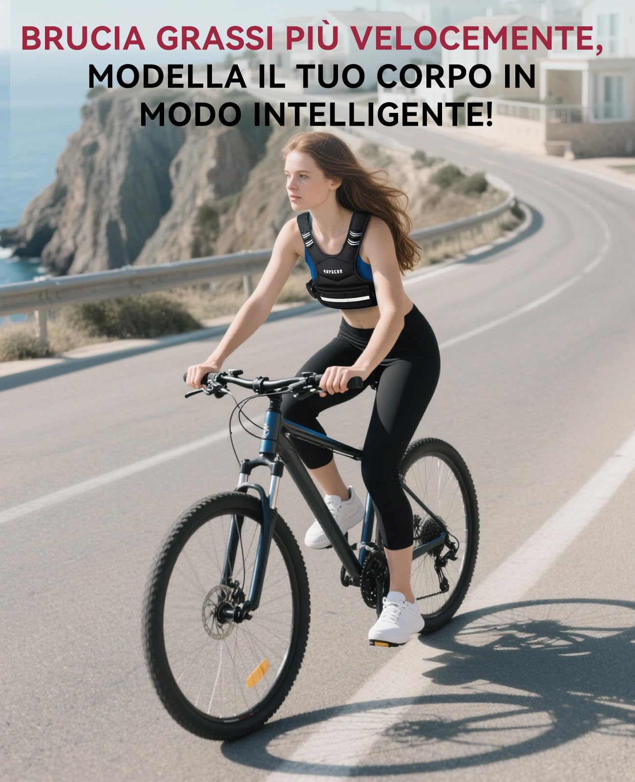 HAPBEAR Giubbotto Zavorrato Regolabile 2–15 kg, Gilet con Pesi Unisex con 6 Sacchetti in Sabbia di Ferro e Tasca Grande, Ideale per Palestra, Allenamento, Crossfit