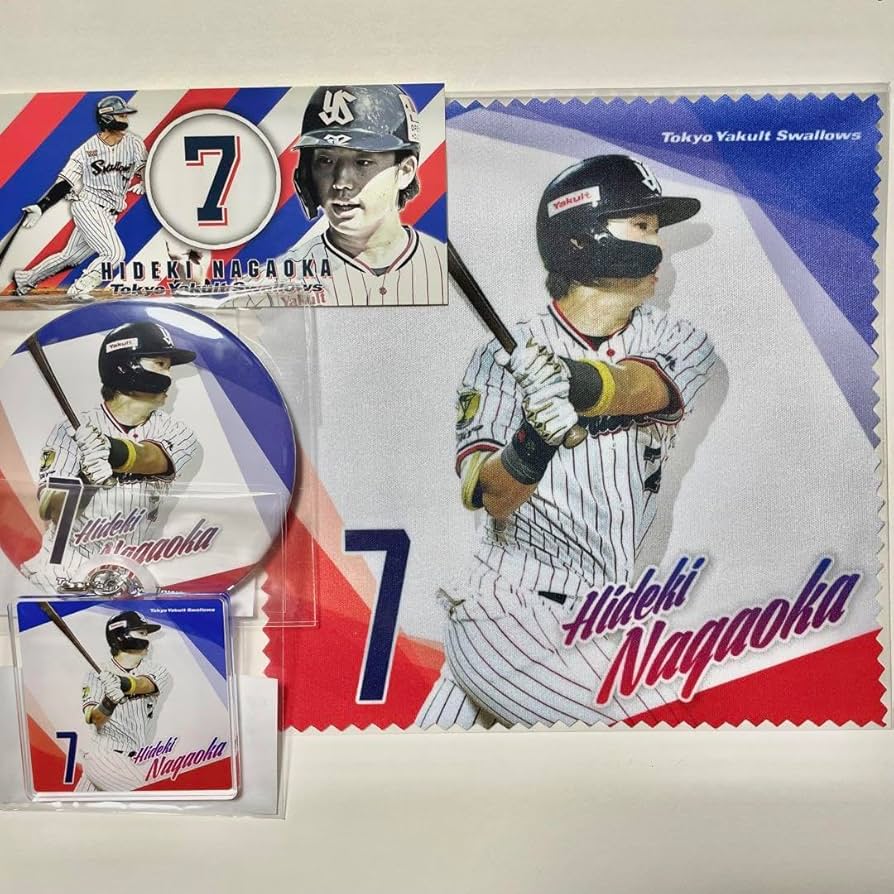 長岡秀樹セット　メガホン　アクスタ 長岡秀樹セット 長岡秀樹セット メガホン アクスタ 東京ヤクルト