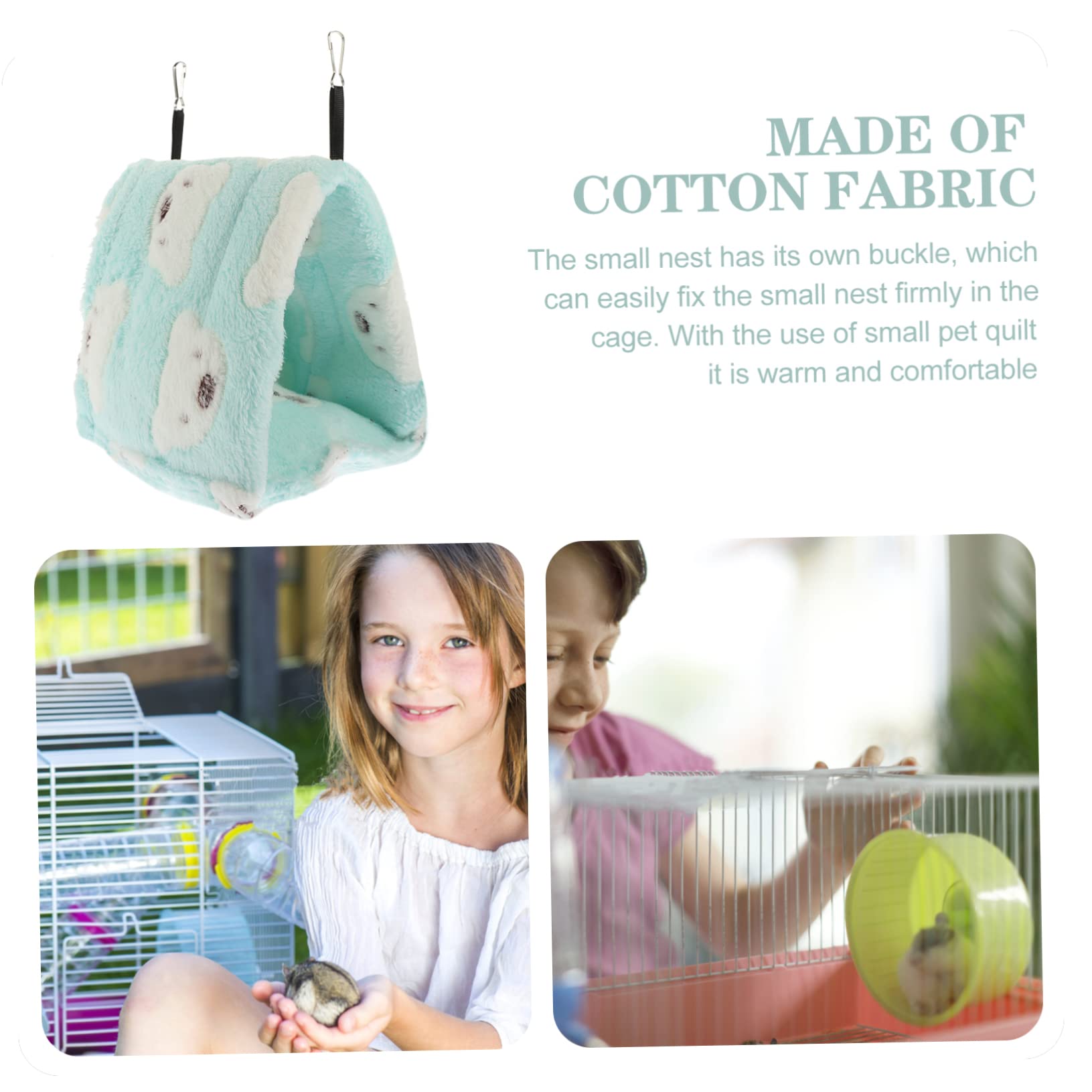 FOMIYES 3stücke Kuschelnest Für Kleintiere Baumwoll-Schlafsack Für Hamster Meerschweinchen Und Chinchillas Warm Und Bequem Für Sicheren Schlaf Und Spielspaß