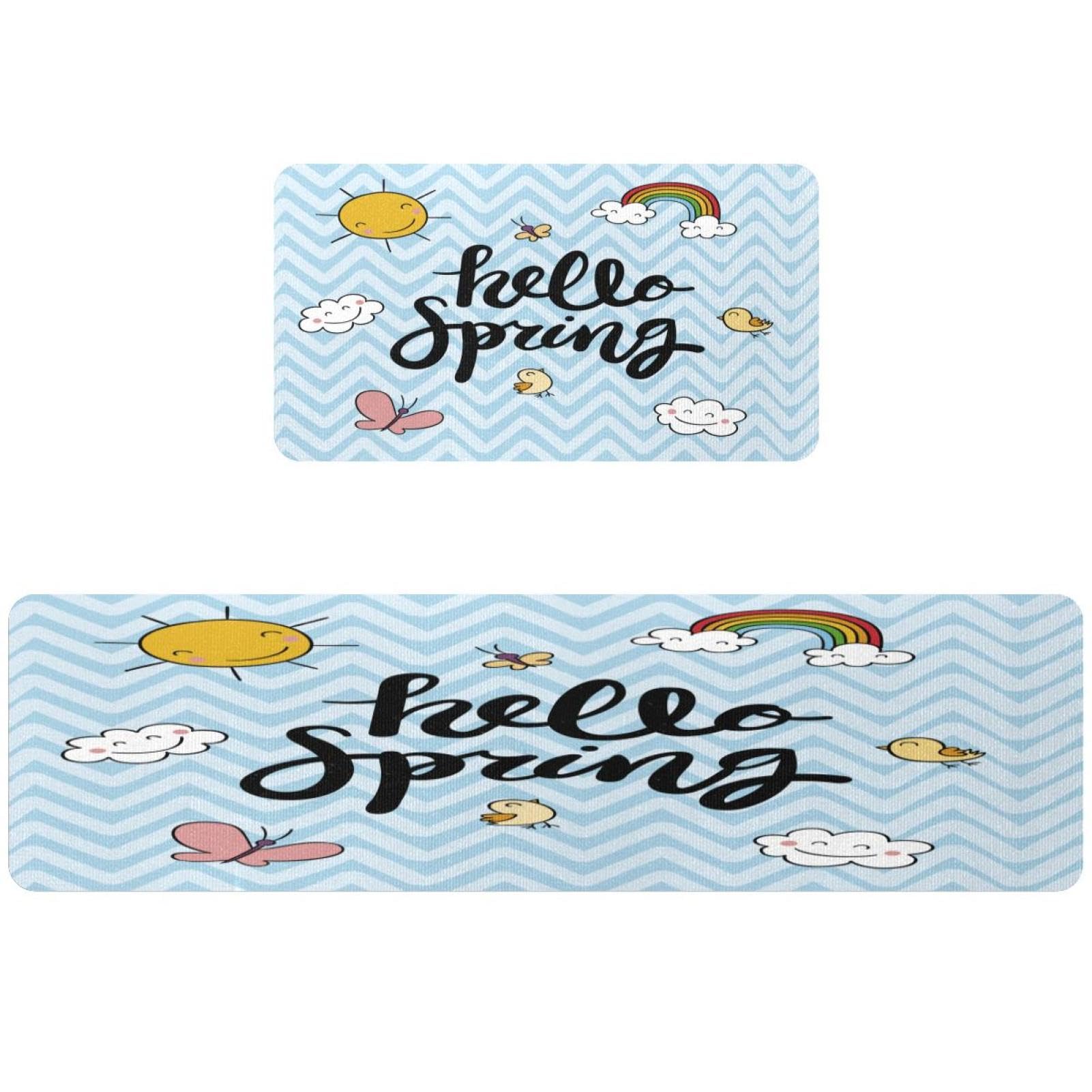 Alfombrilla de cocina absorbente para preparar recetas en suelos limpios y secos