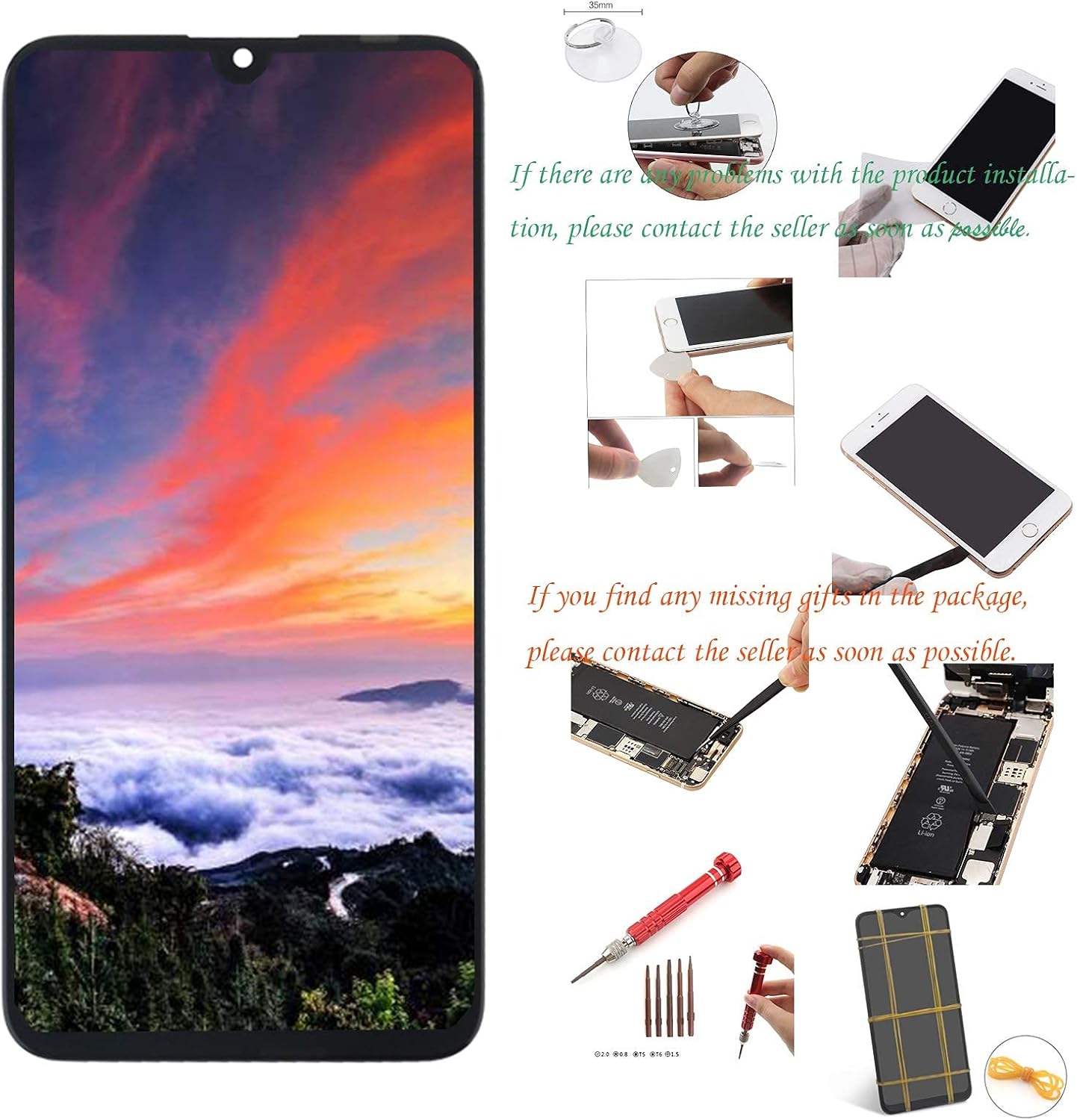Frее Shірріng оƒƒеr Screen Replacement for Huawei P Smart 2019 LCD Display LCD Screen Touch Panel for Maimang 8 Enjoy 9S Pot-LX1 LX1AF LX2J LX1RUA LX3 Digitizer Assembly with Tools(Black) 🔥 Crаzу Dеаlѕ Screen Replacement for Huawei P Smart 2019 LCD Display LCD Screen Touch Panel for Maimang 8 Enjoy 9S Pot-LX1 LX1AF LX2J LX1RUA LX3 Digitizer Assembly with Tools(Black)