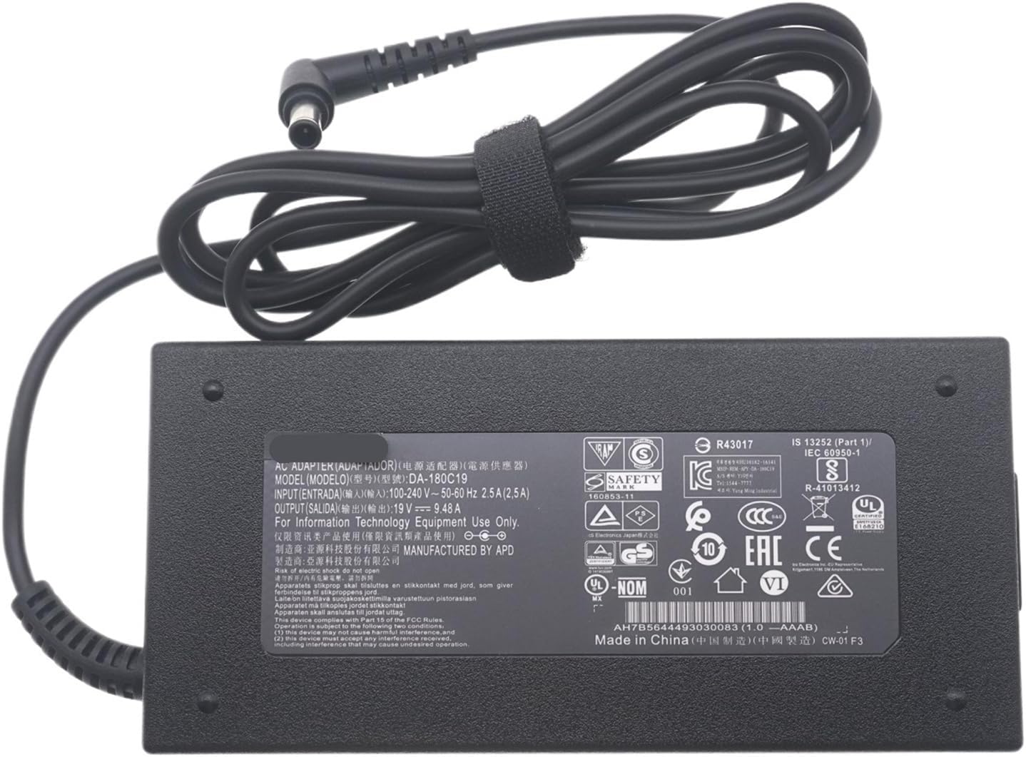 Power Adapter 19V 9.48A 180W(White)